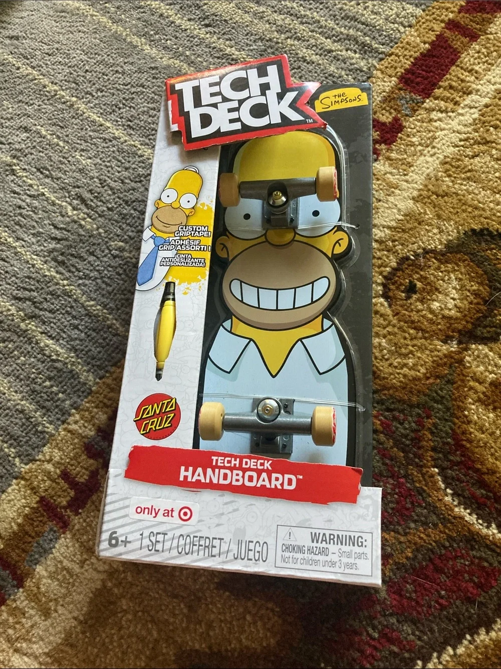 Simpsons Homer Handboard - Yellow Skateboard